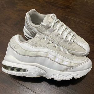 Nike Air Max 95 White Vast Running size 7 womens shoes